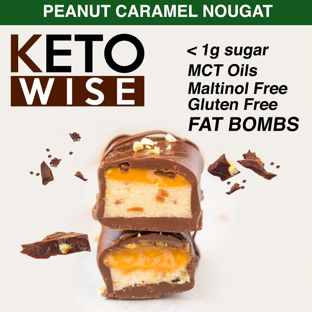 Keto Wise Fat Bombs chocolate close-up highlighting glossy shell