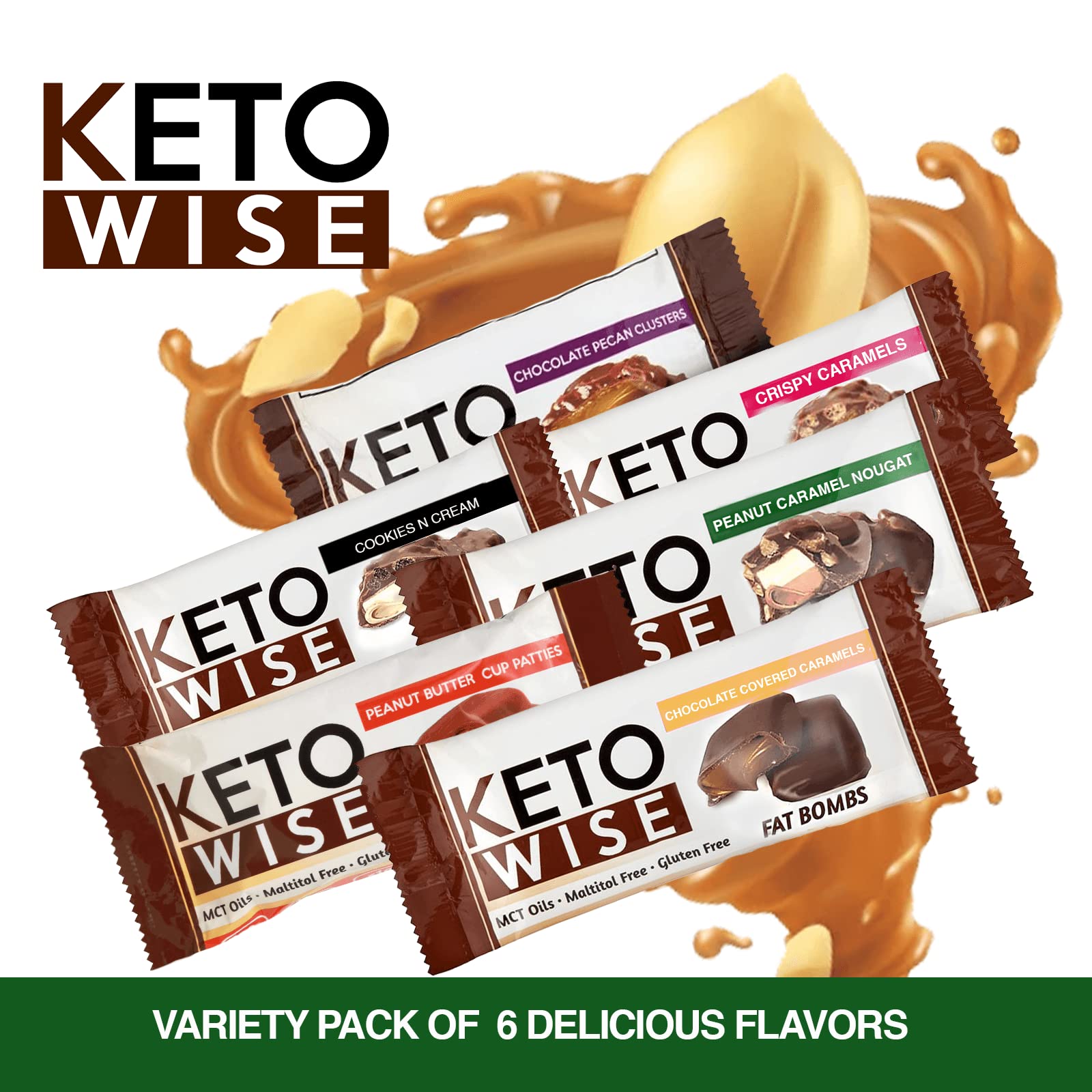Keto Wise Fat Bombs on-the-go snack ready for busy days