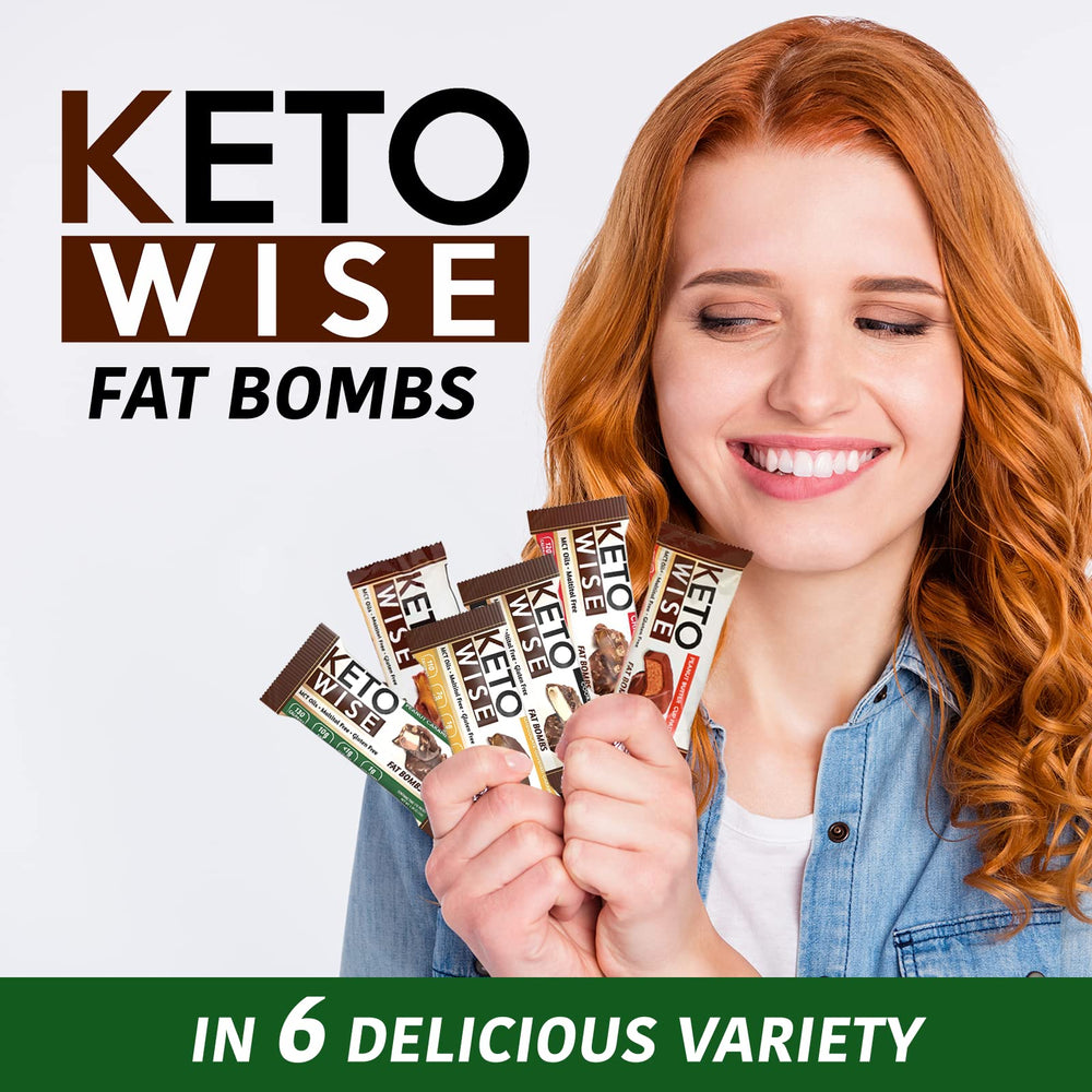 Keto Wise Fat Bombs packaging detail highlighting quality