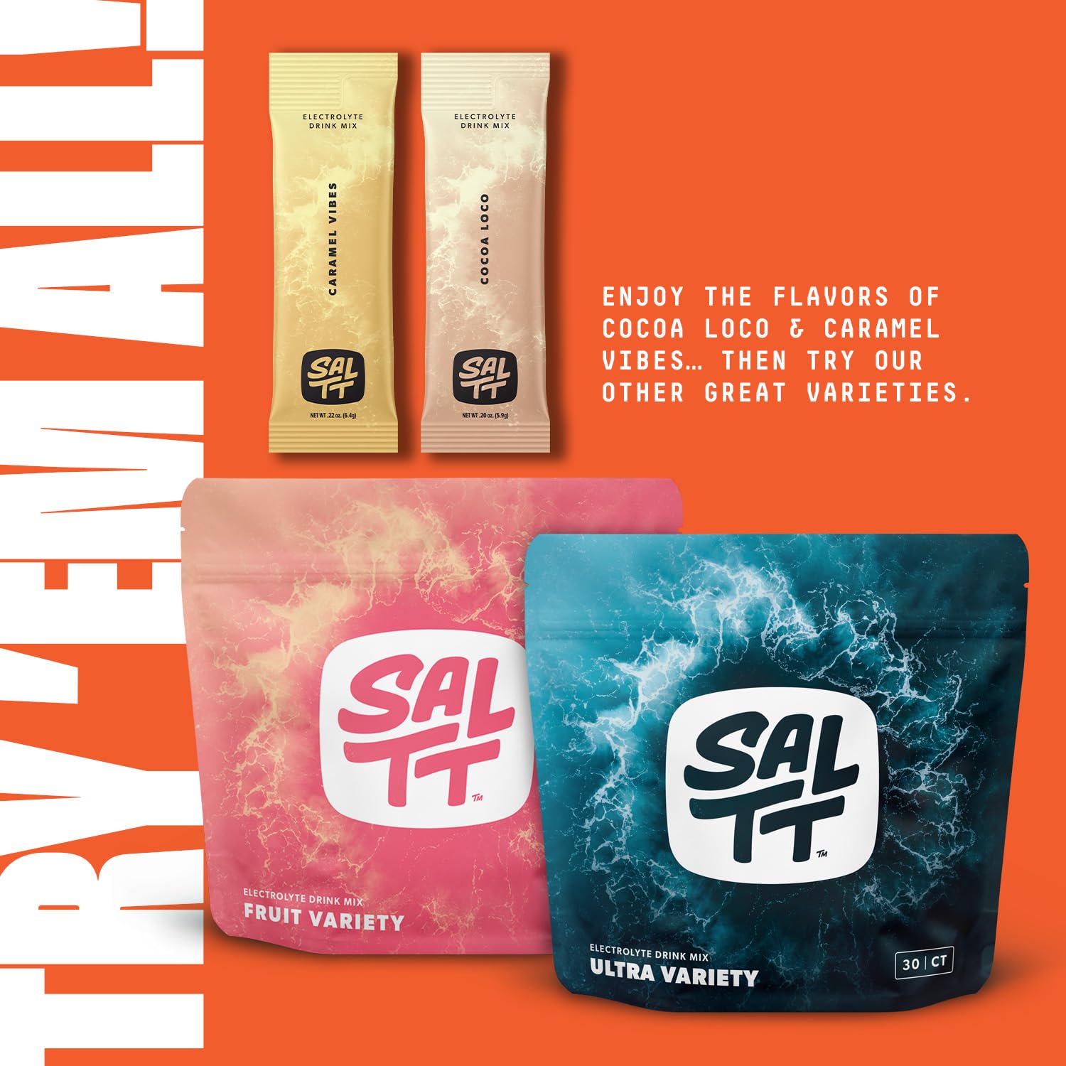 Keto Chow SALTT cocoa ingredients chart highlights trace minerals