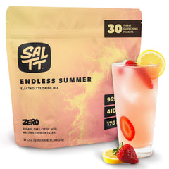 Keto Chow SALTT Endless Summer packet front for on-the-go hydration.