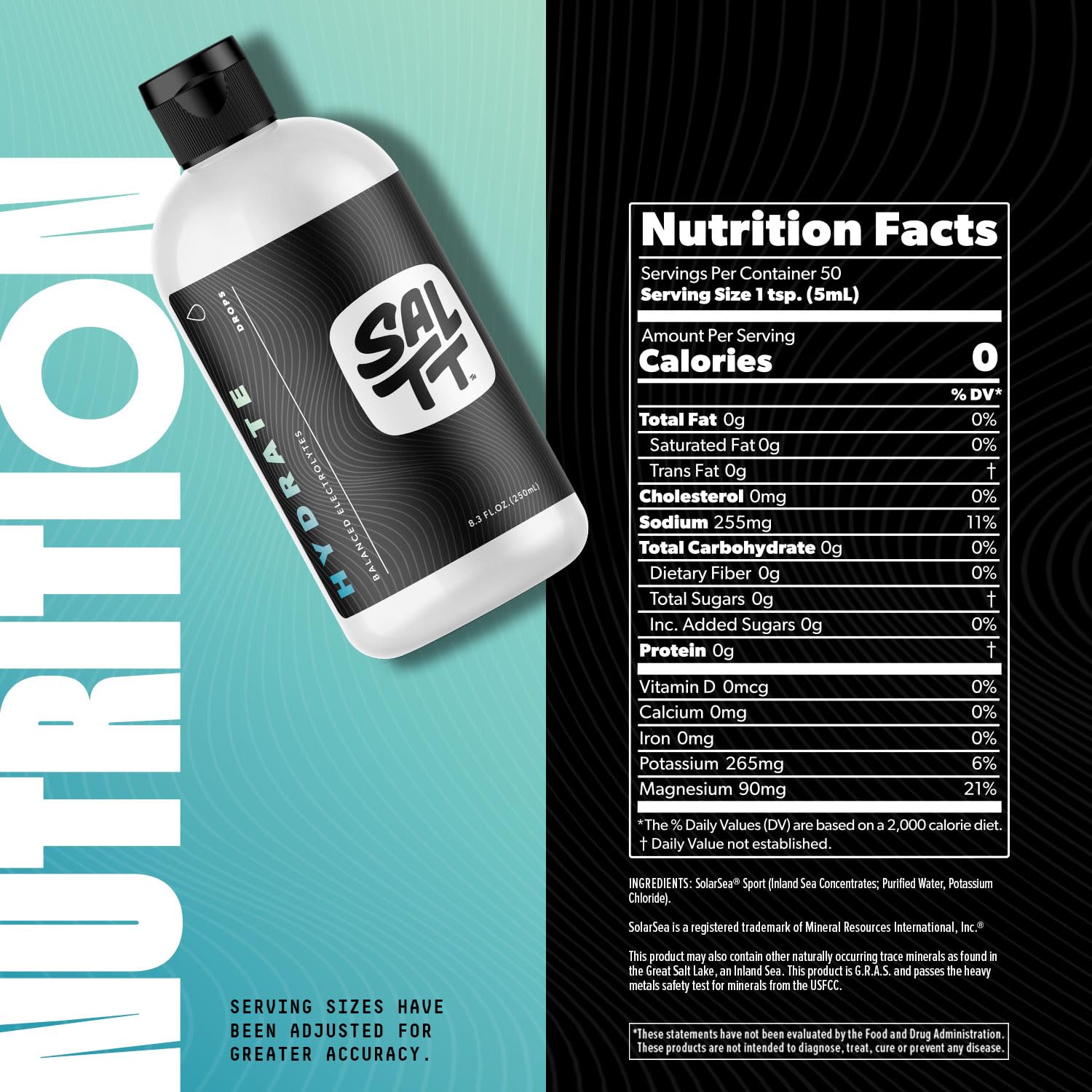 Keto Chow SALTT Hydrate electrolyte blend with potassium, sodium, magnesium.