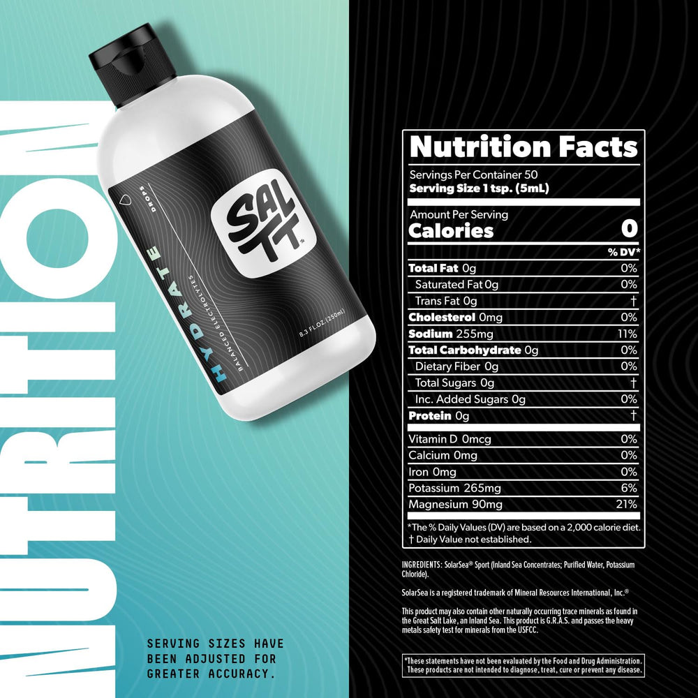 Keto Chow SALTT Hydrate electrolyte blend with potassium, sodium, magnesium.