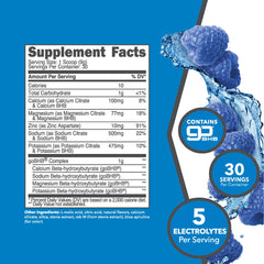 Ketologic Blue Raspberry electrolyte powder pack for on-the-go hydration.