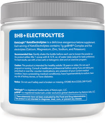 Ketologic Keto Electrolyte Powder Tropical Punch prepared drink cooling hydration in a glass.
