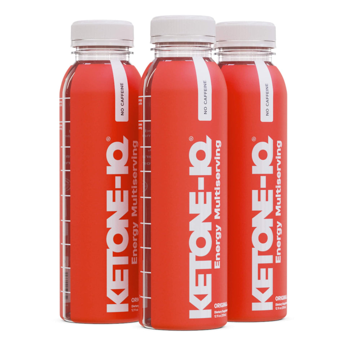 Ketone-IQ bottle being poured for clean energy without sugar or caffeine.