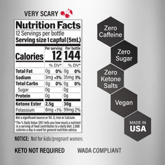 KetoneAid Ke4 being poured into a glass for quick training energy