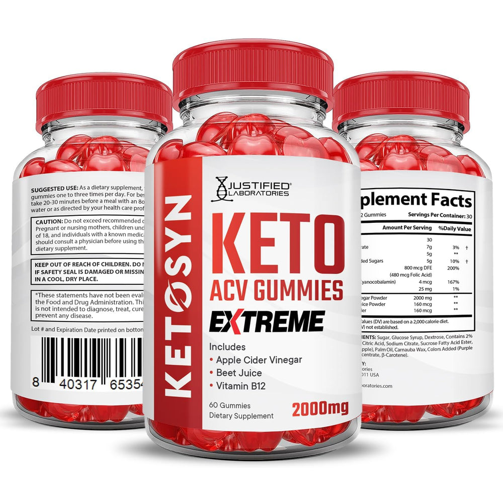Ketosyn Keto ACV Gummies vegan non-GMO ingredient panel for dietary flexibility.