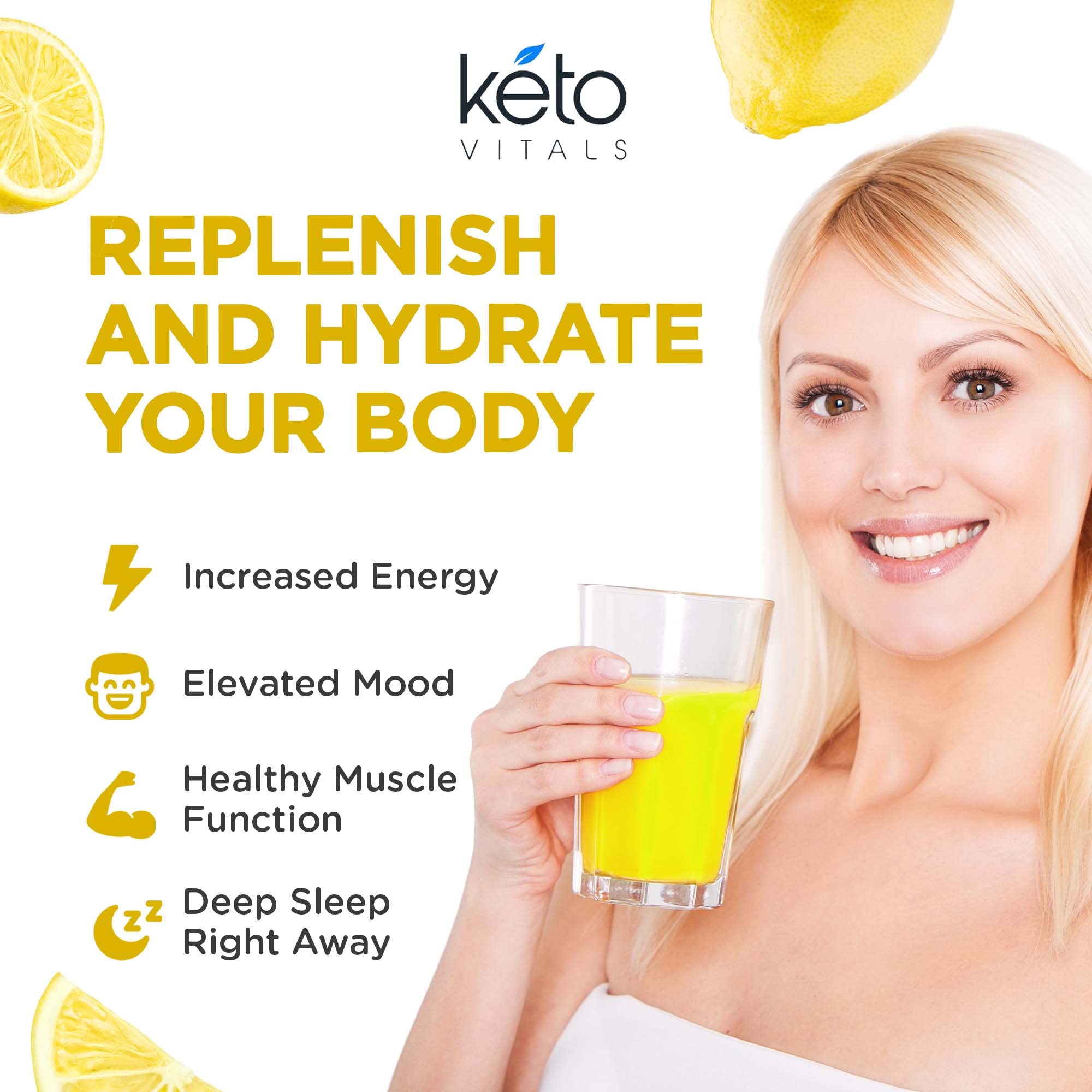 Keto Vitals Electrolytes Powder measuring scoop close-up for convenient use
