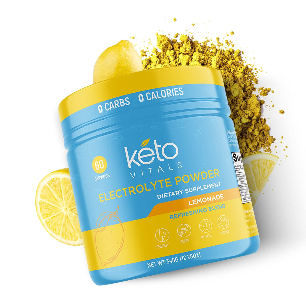 Keto Vitals Electrolytes Powder on-the-go pack for convenient hydration