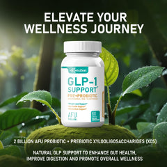 Pouring KetoZest GLP-1 Support bottle for a simple daily routine