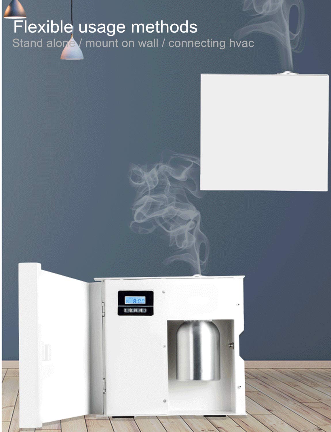 Kevinleo Scent Machine HVAC is easy to install and connect to existing ducts.