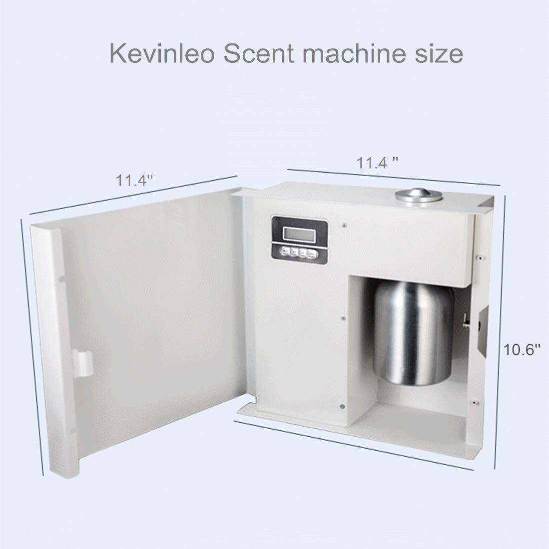 Kevinleo Scent Machine HVAC doubles as an essential oil diffuser with a nebulizer.