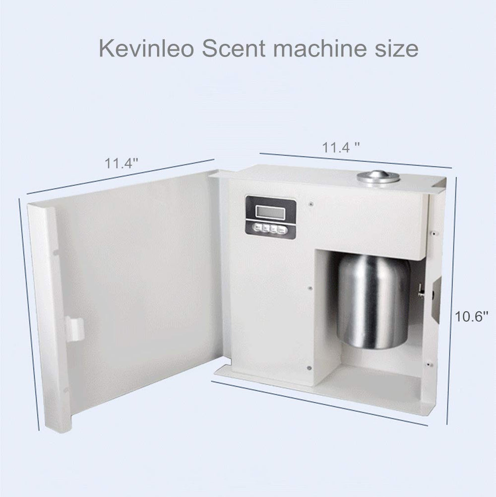 Kevinleo Scent Machine HVAC doubles as an essential oil diffuser with a nebulizer.