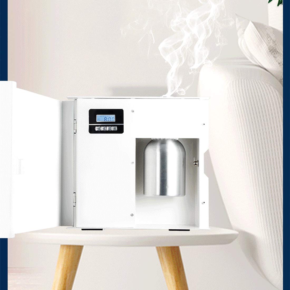 Kevinleo Scent Machine HVAC features a waterless design for clean, maintenance-free operation.
