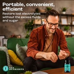 KEY NUTRIENTS electrolyte tablets ingredients: calcium, sodium, potassium, magnesium, chloride, phosphorus.