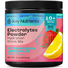 KEY NUTRIENTS Electrolytes bottle promotes refreshing, sugar-free hydration on the go.