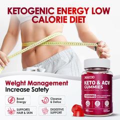 KGGCDD Keto ACV Gummies 60-count pack for a monthly routine