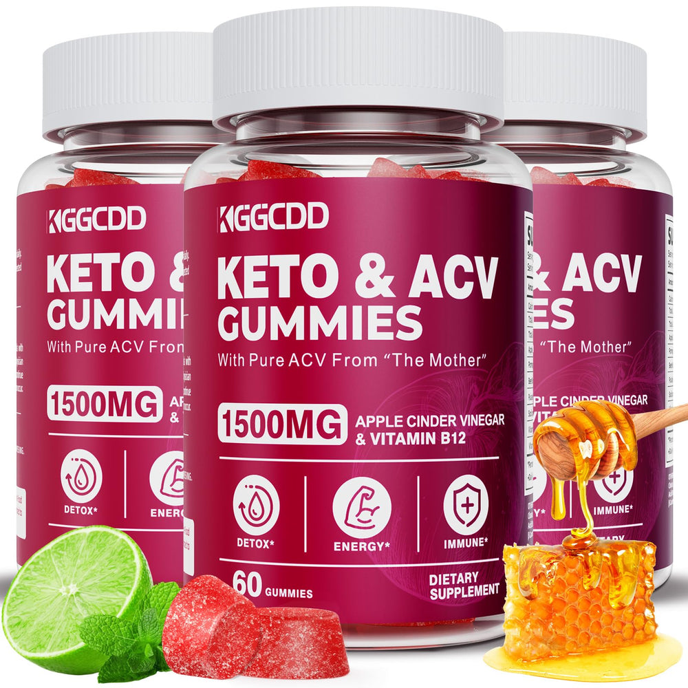 KGGCDD Keto ACV Gummies Extreme three-pack box for easy daily use.