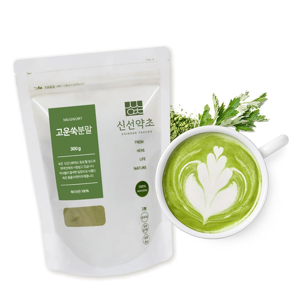 K-Herb Mugwort Powder label signals Boehmeria tradition and natural sourcing.