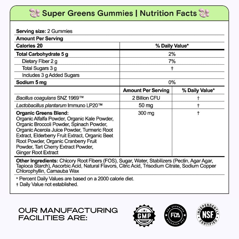 Kiala Nutrition Super Greens Gummies collection-pack highlights portability and ongoing daily care.