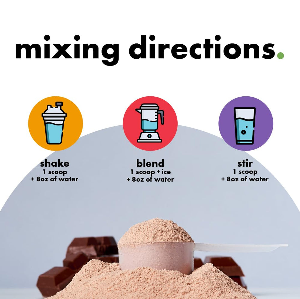 Kick Plant Protein Chocolate smoothie with creamy texture.