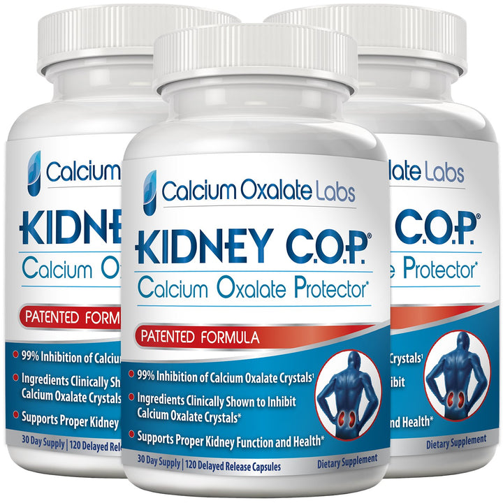 KIDNEY C.O.P. Calcium Oxalate Protector bottle with capsules for urinary health support