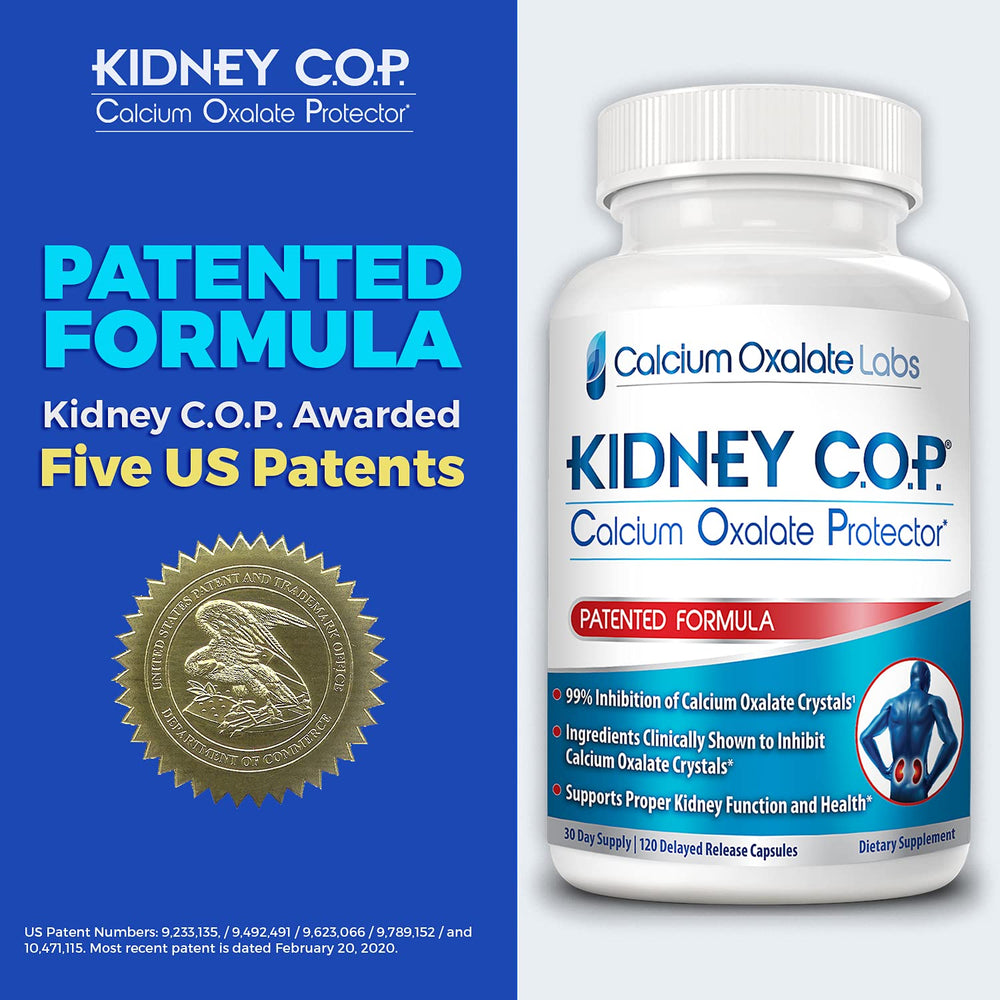 KIDNEY C.O.P. Calcium Oxalate Protector used in daily urinary health routine