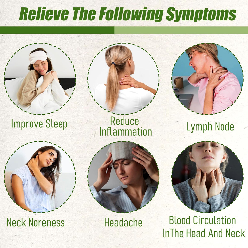 Kifmurase neck wrap worn day or night for convenience