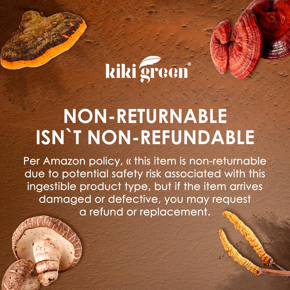 KIKI Green 8 Mushrooms morning smoothie bowl; nutritious boost.