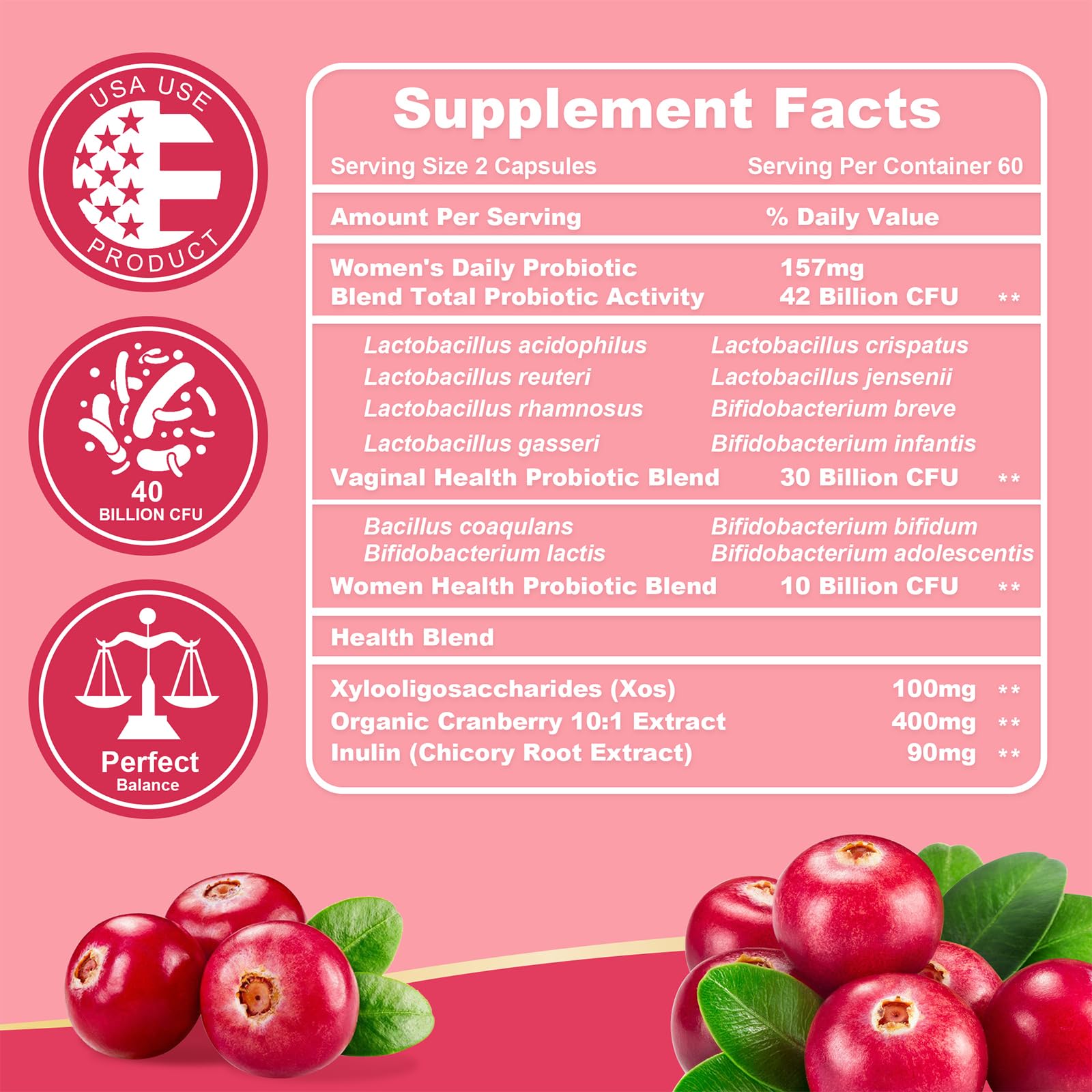 Kimazo 12-in-1 probiotic blend for vaginal health support.
