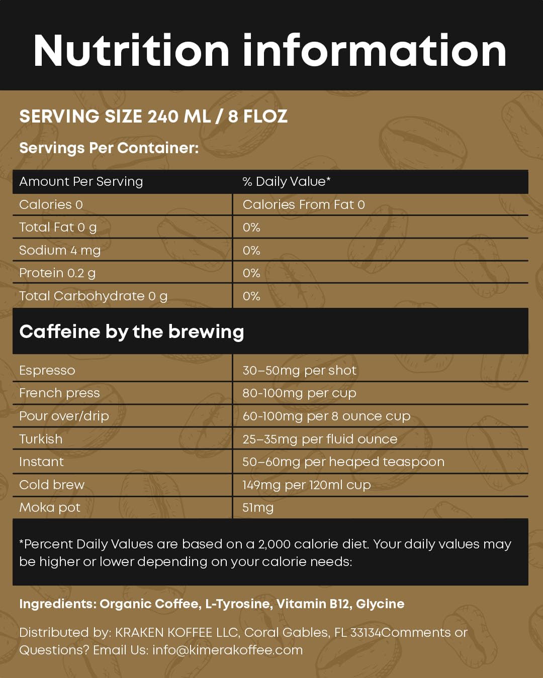 Kimera Koffee Endurance ground coffee ready to brew for a focused day