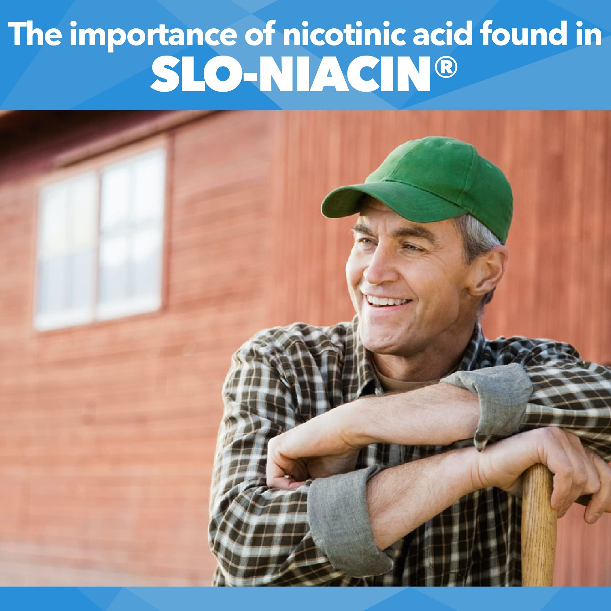 Kinara Slo Niacin tablets being dispensed emphasizes a steady, controlled-release routine.