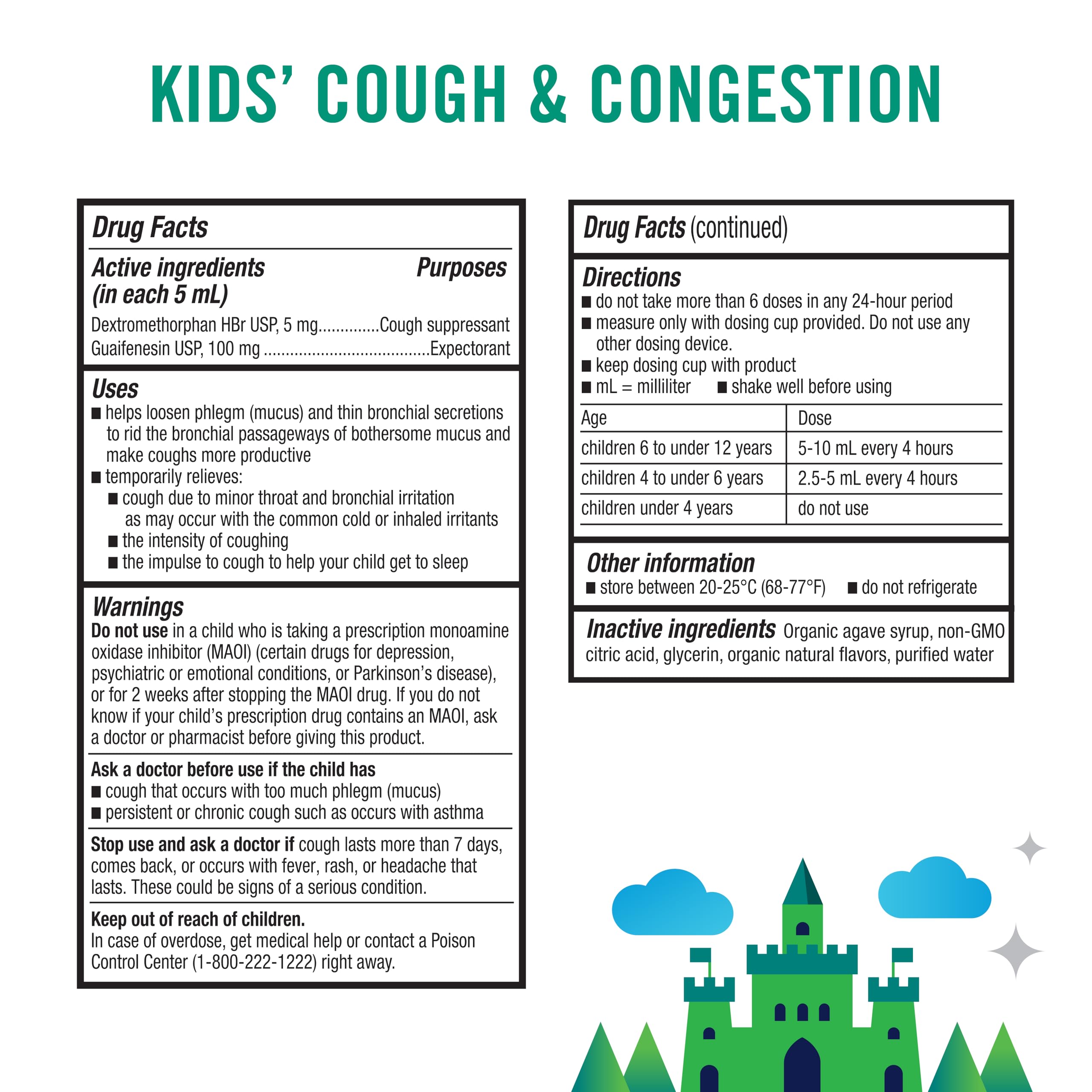 KinderMed Kids Nighttime Cold bottle delivers gentle nighttime relief.