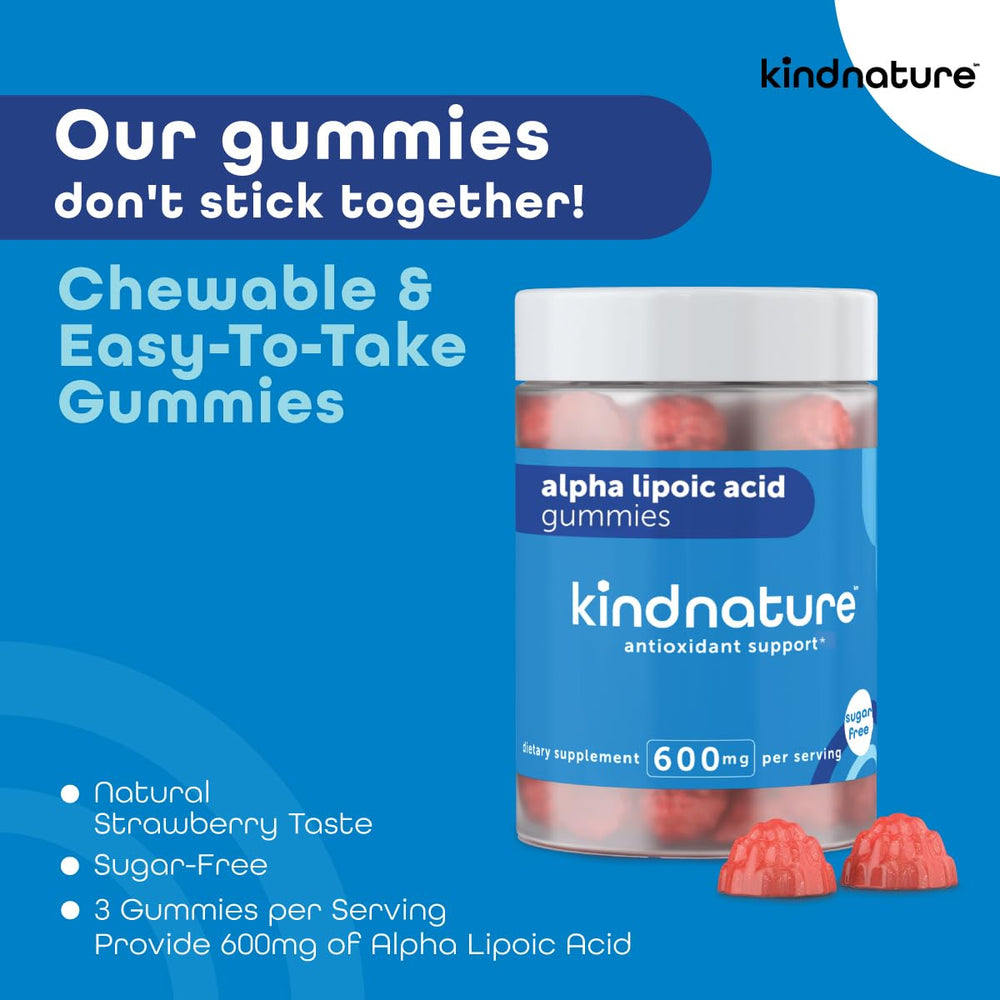 Serving suggestion shows three gummies daily