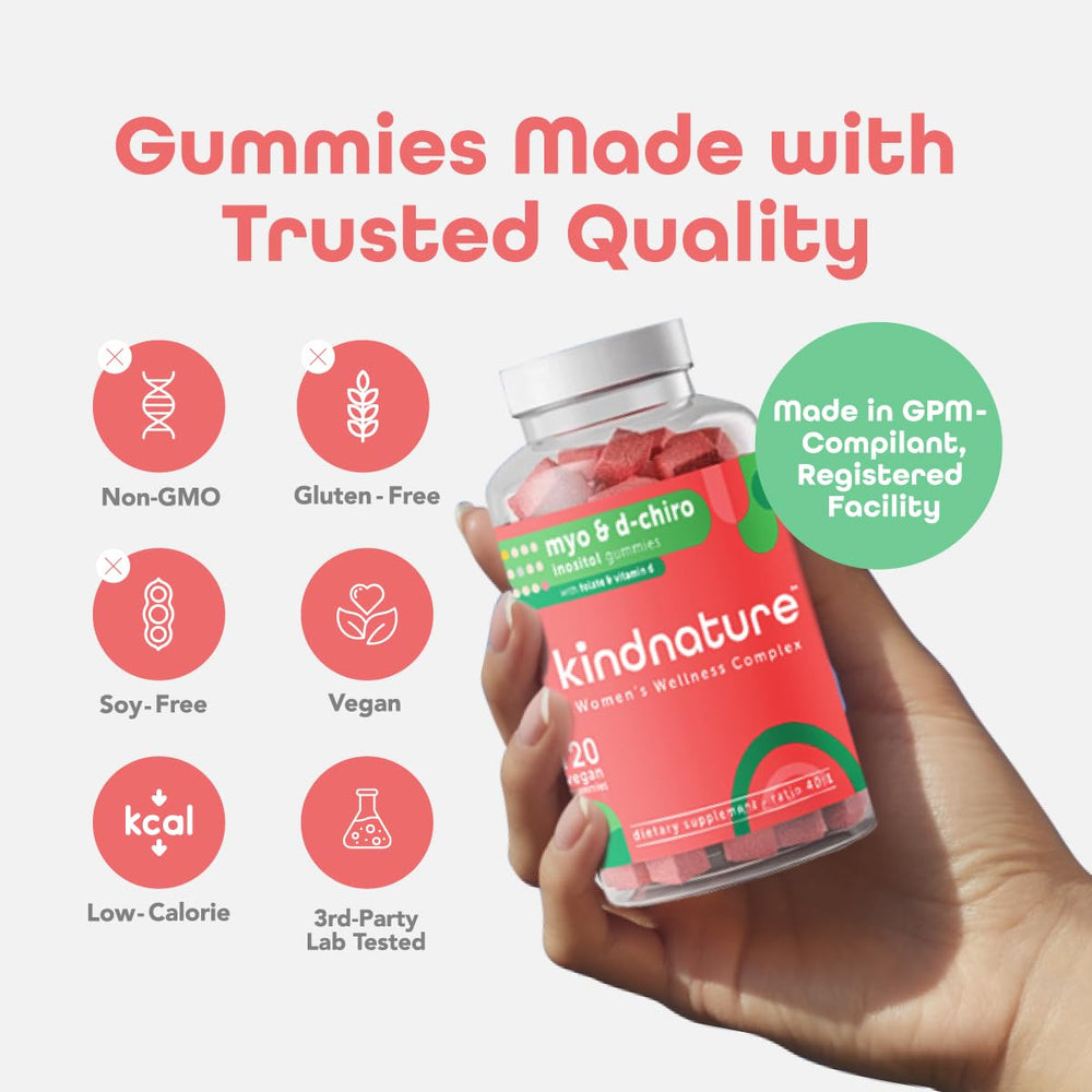 Vegan-friendly and non-GMO certification icons on packaging