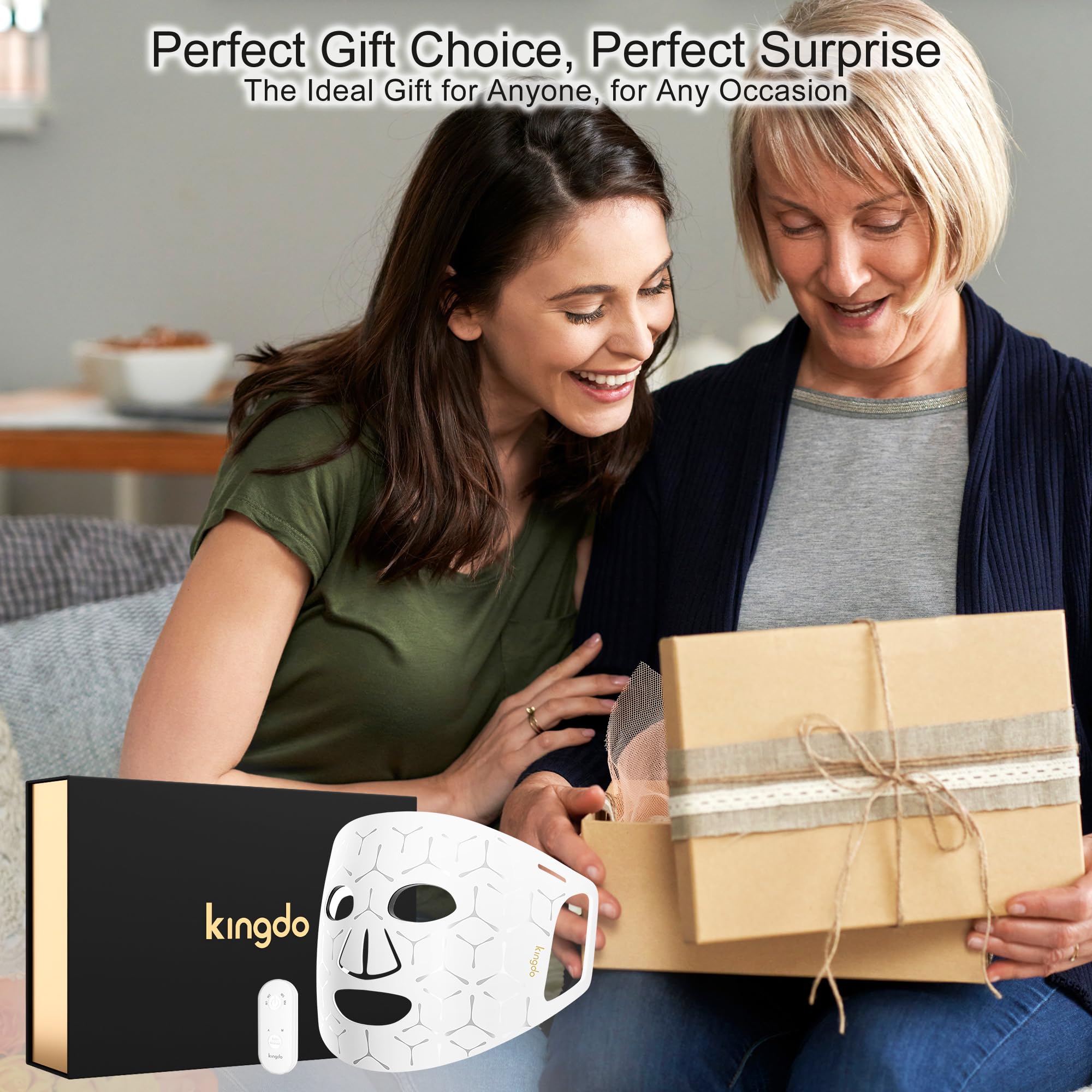 KINGDO easy-clean silicone surface for simple after-use maintenance.