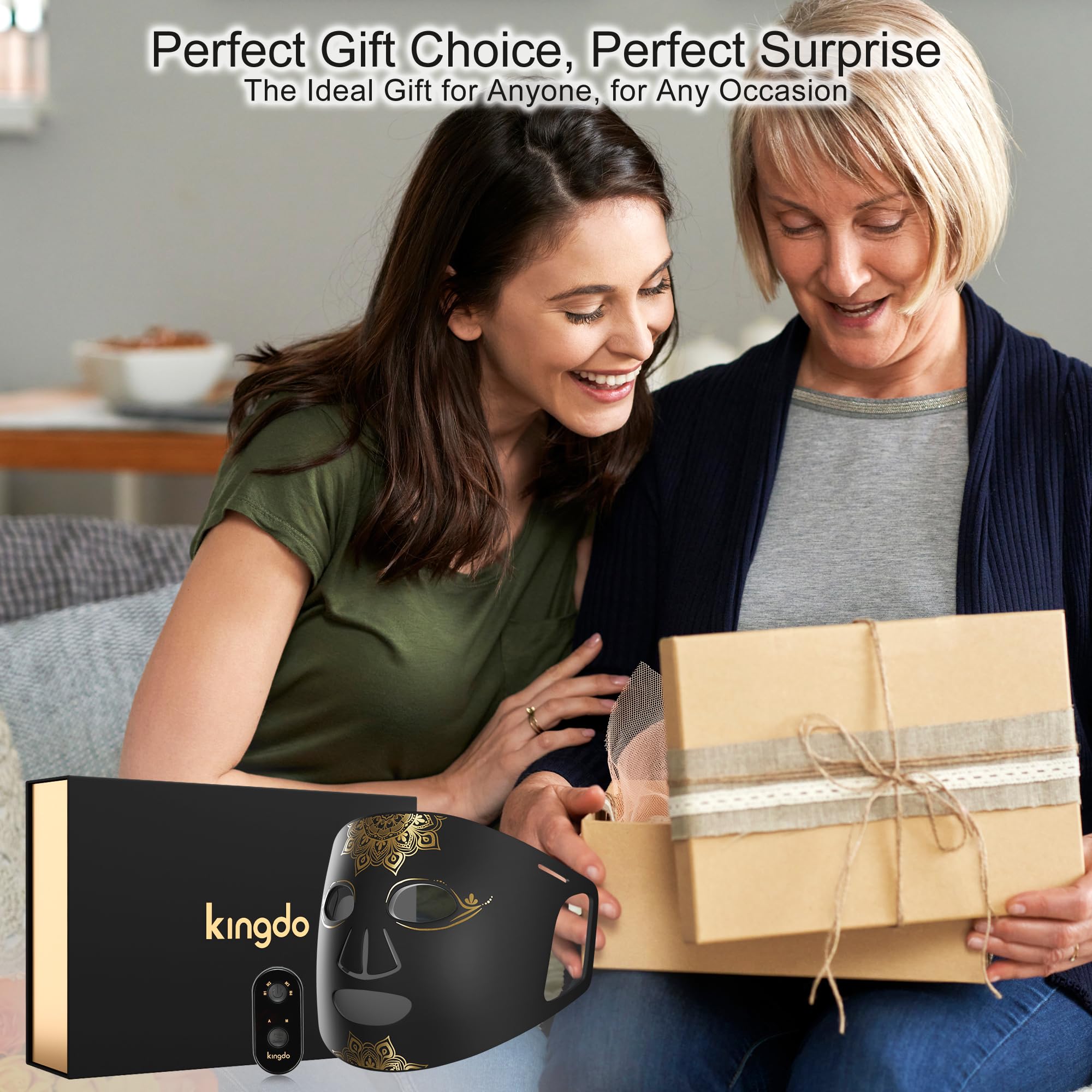 KINGDO Gift-ready packaging box showcases a thoughtful wellness gift option.