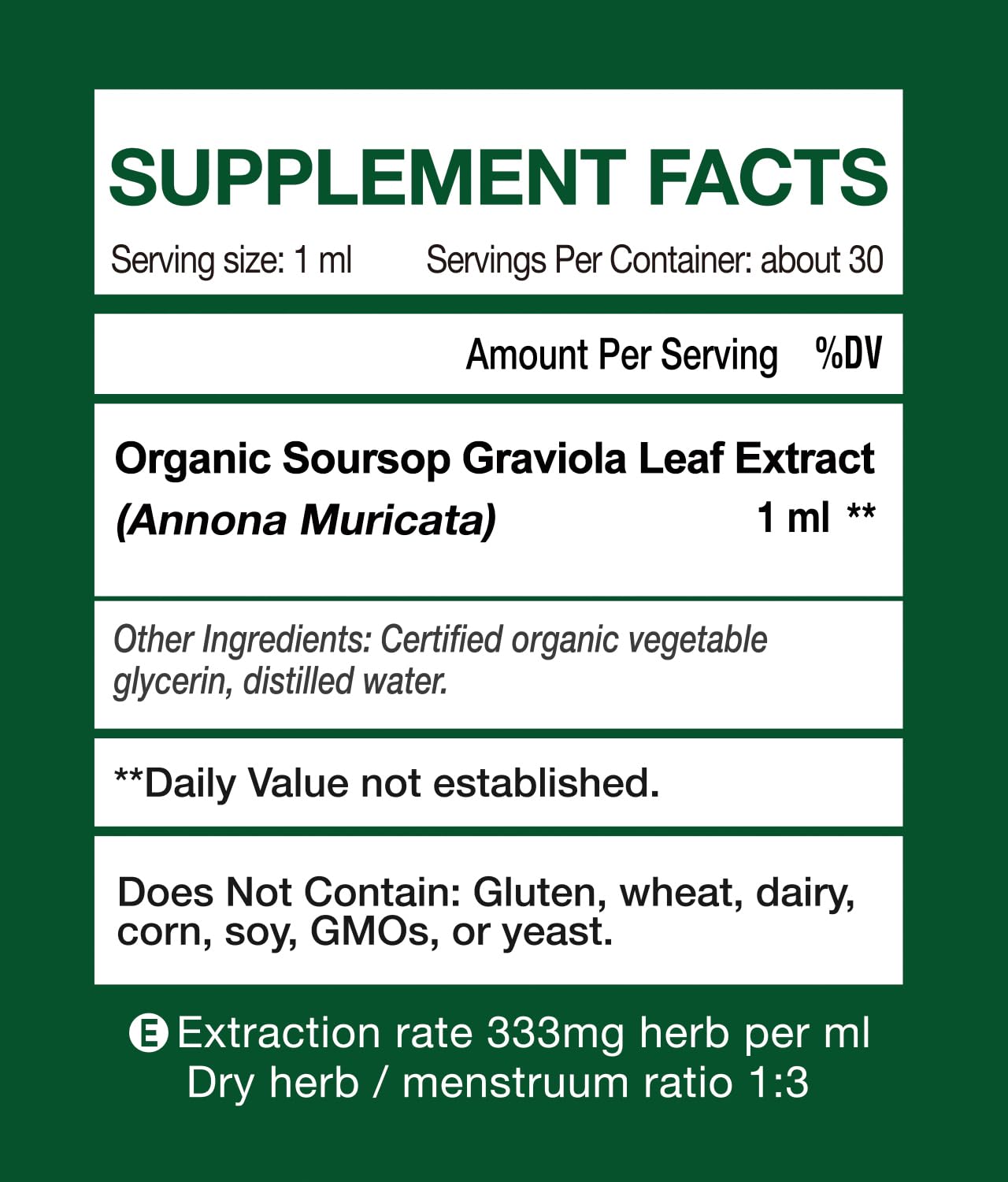 KingHealth Soursop Drops pour demonstrates precise ml delivery.