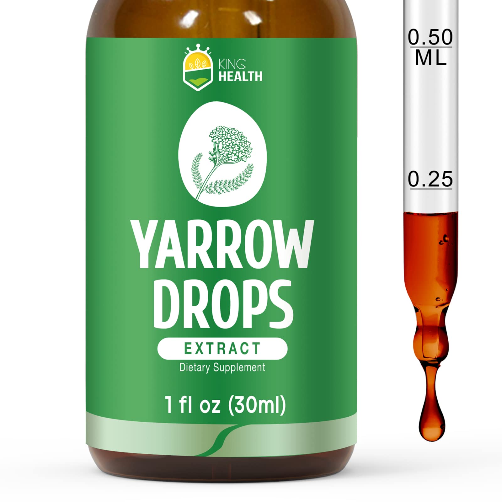 Yarrow tincture under tongue for fast dosing