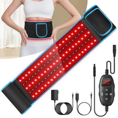 KingSom red light belt close-up beads showcase 3-in-1 LED tech for targeted treatment at home.