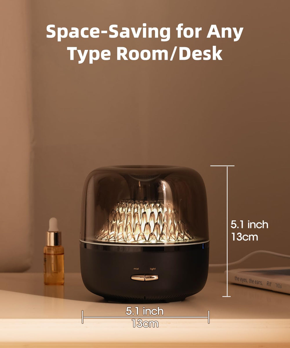 KinYiLO bedroom diffuser provides soft lighting and fragrance for unwind.