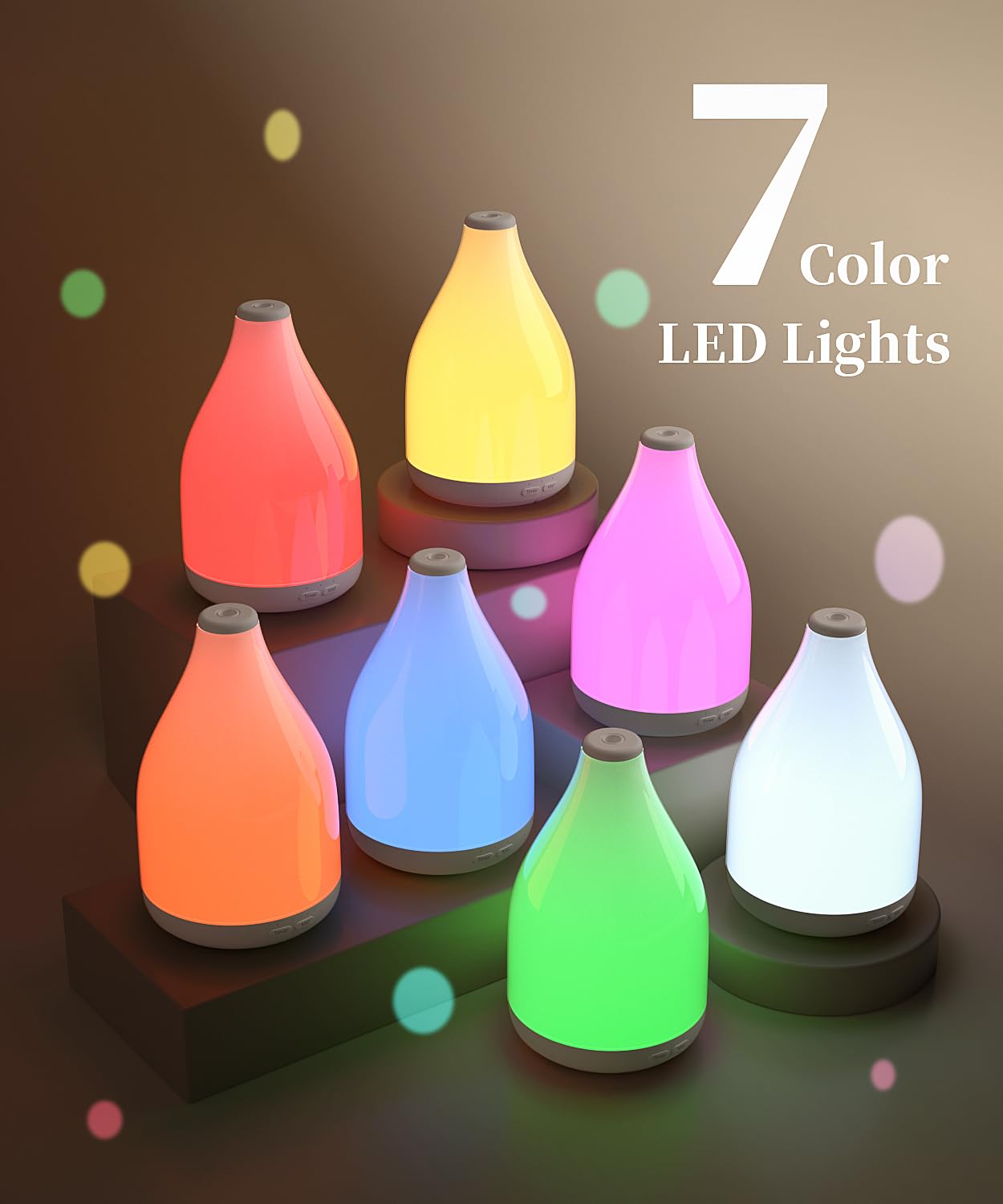 KinYiLO diffuser operates quietly, ideal for sleep, study, or focus.
