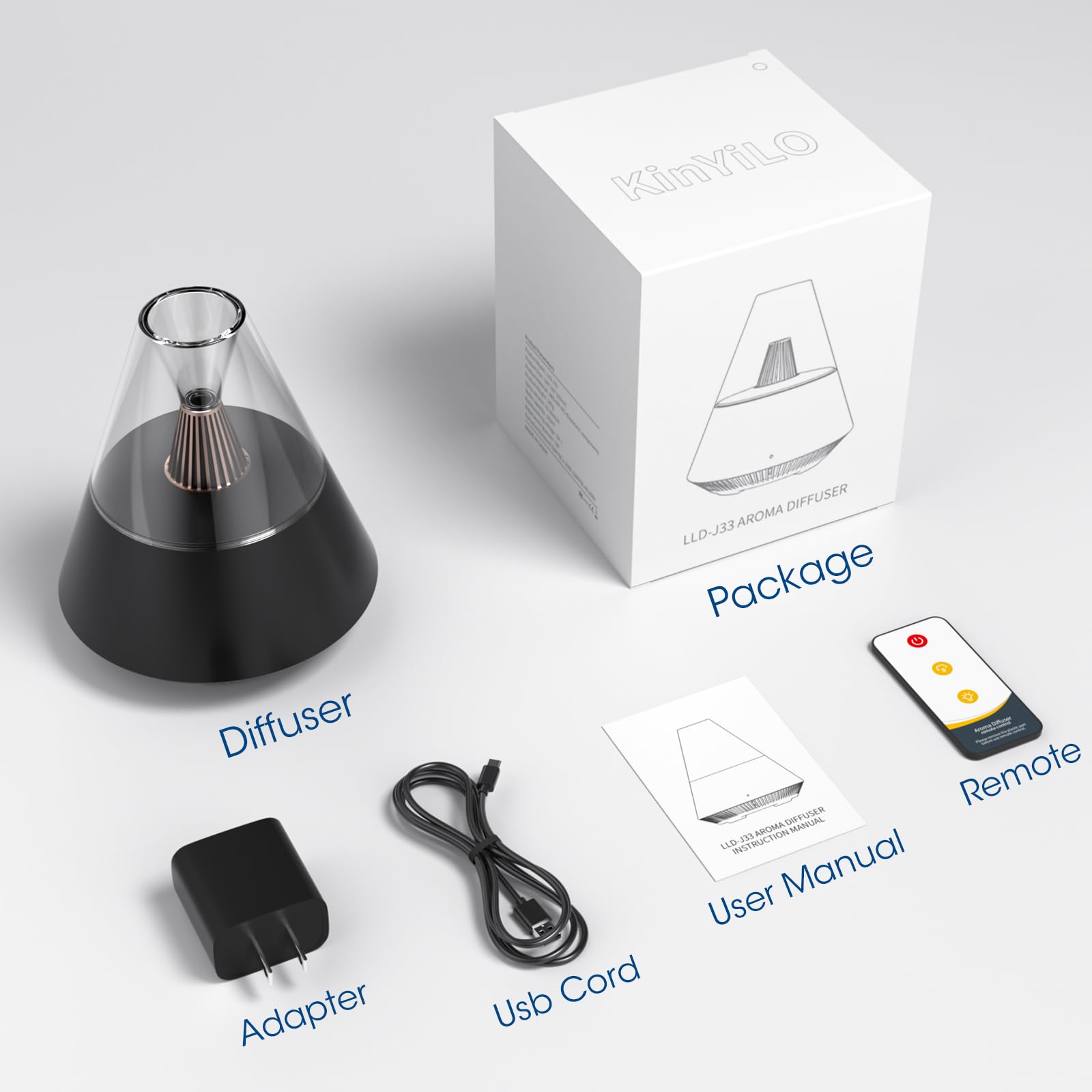 KinYiLO gift-ready diffuser suitable for homes and gifting occasions.