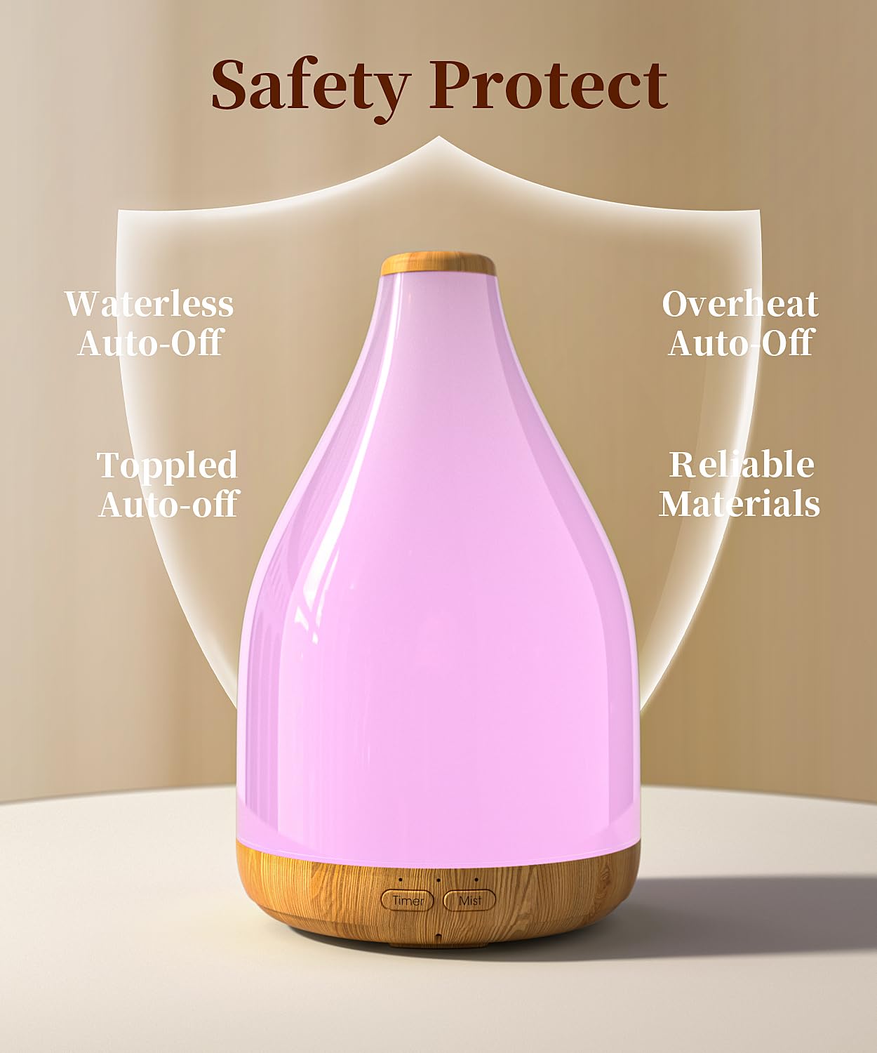 KinYiLO timer option 1h for quick bursts of fragrance