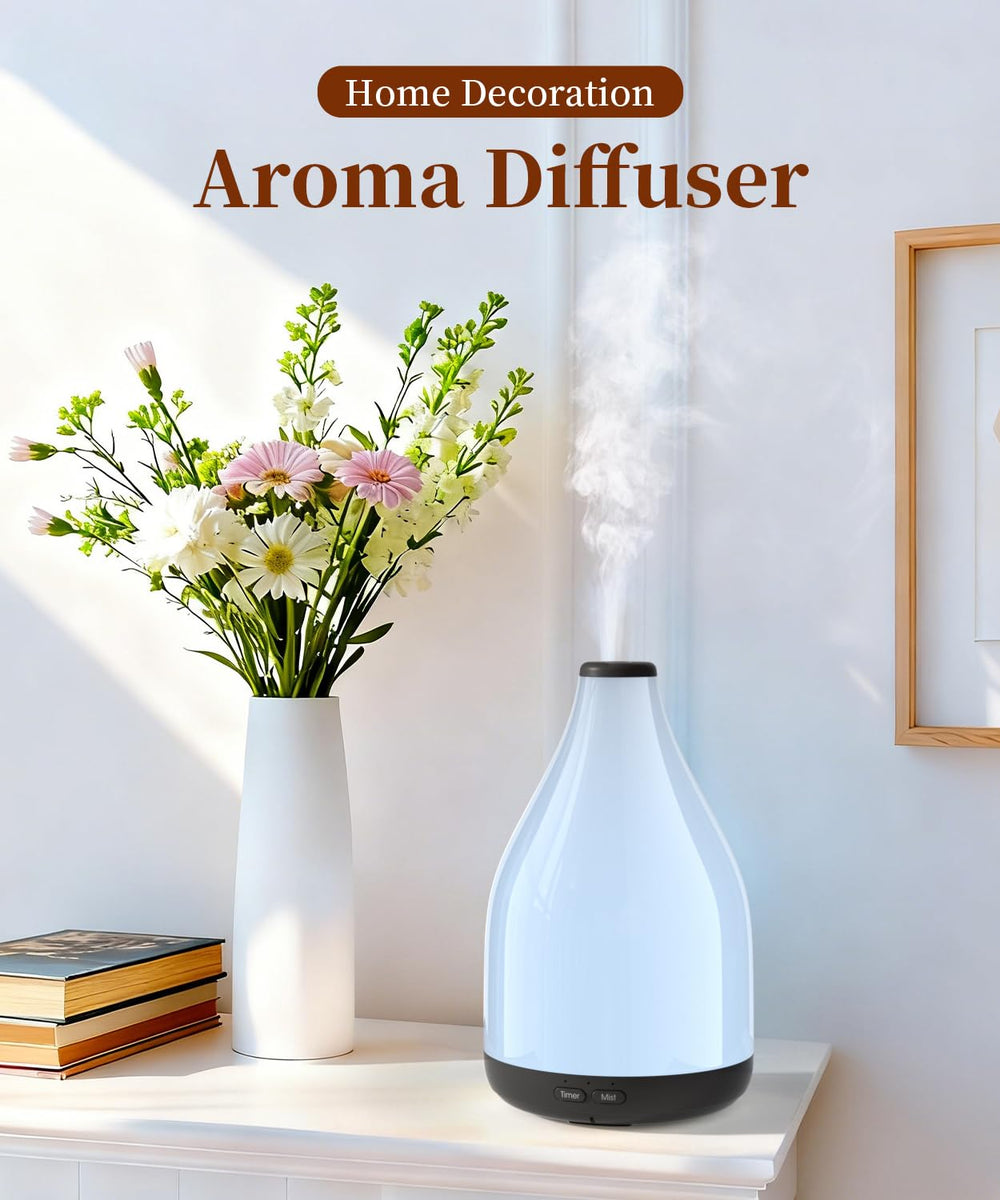KinYiLO ultrasonic mist diffuser creates nano-fragrance for a fresh room