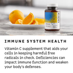 Kion Immune capsules in bottle with vitamin icons for everyday wellness