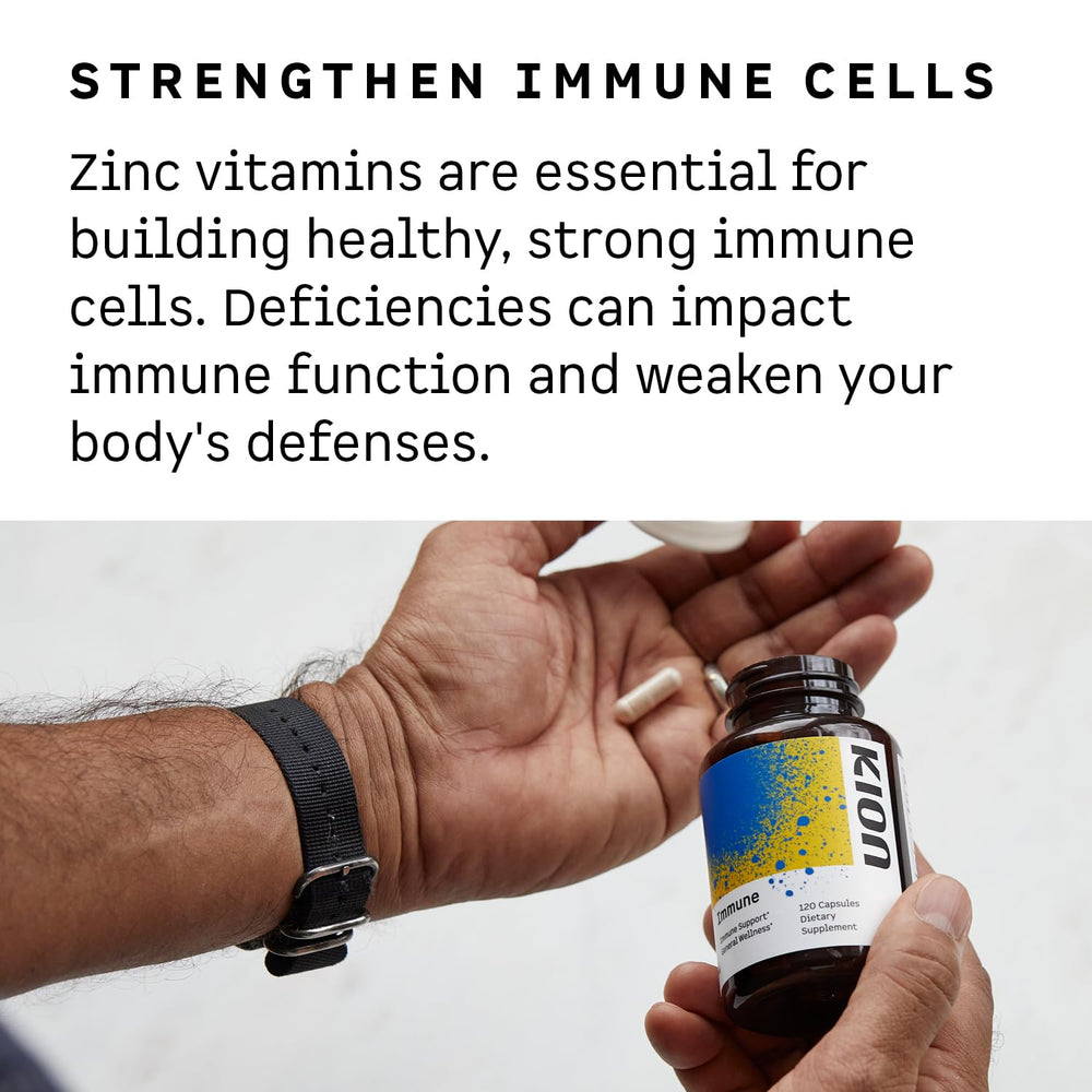 Kion Immune ingredients panel highlights vitamin C and zinc