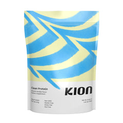 Kion Proteína Limpia en envase, ideal para preparar batidos tras entrenar
