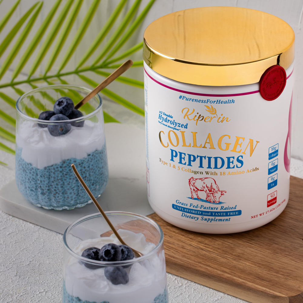 Kiperin 50-serving container for convenient daily collagen